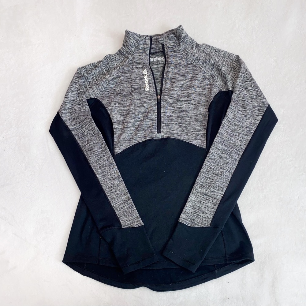 NWOT Reebok Running Long Sleeve Quarter Zip Up